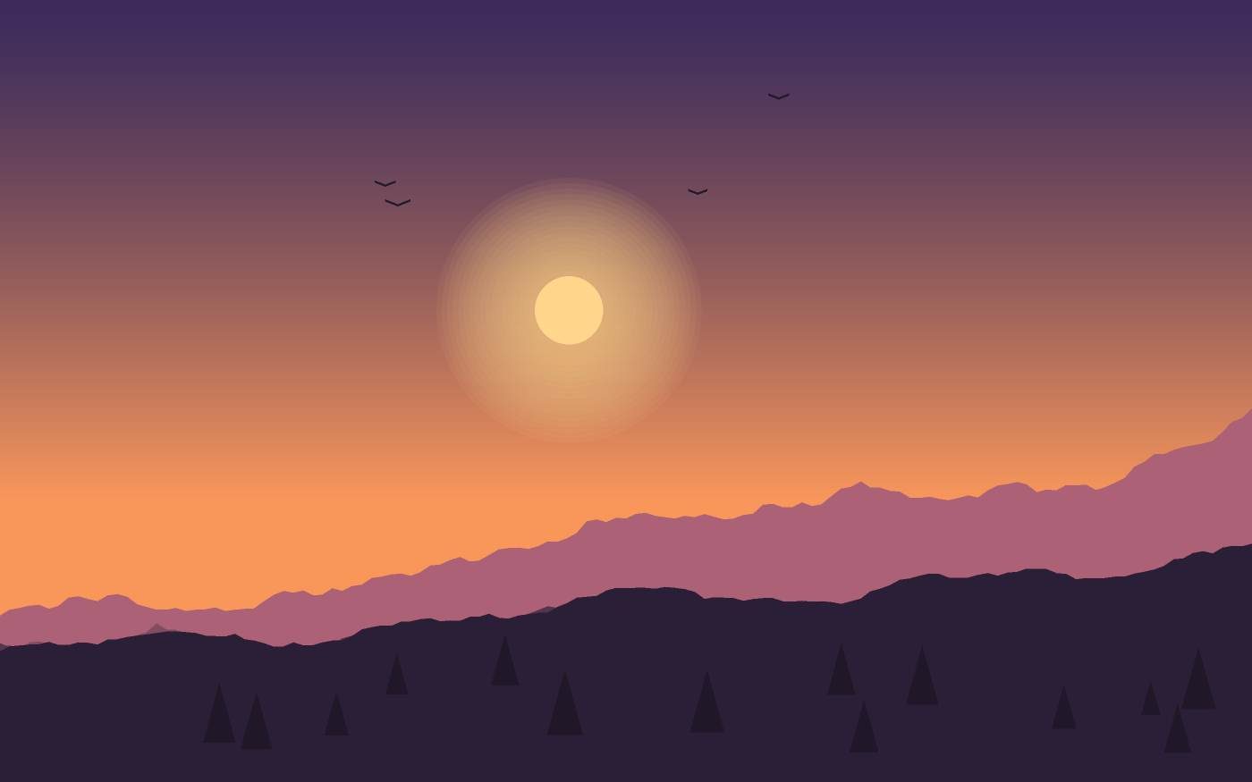 Landschaftsillustration