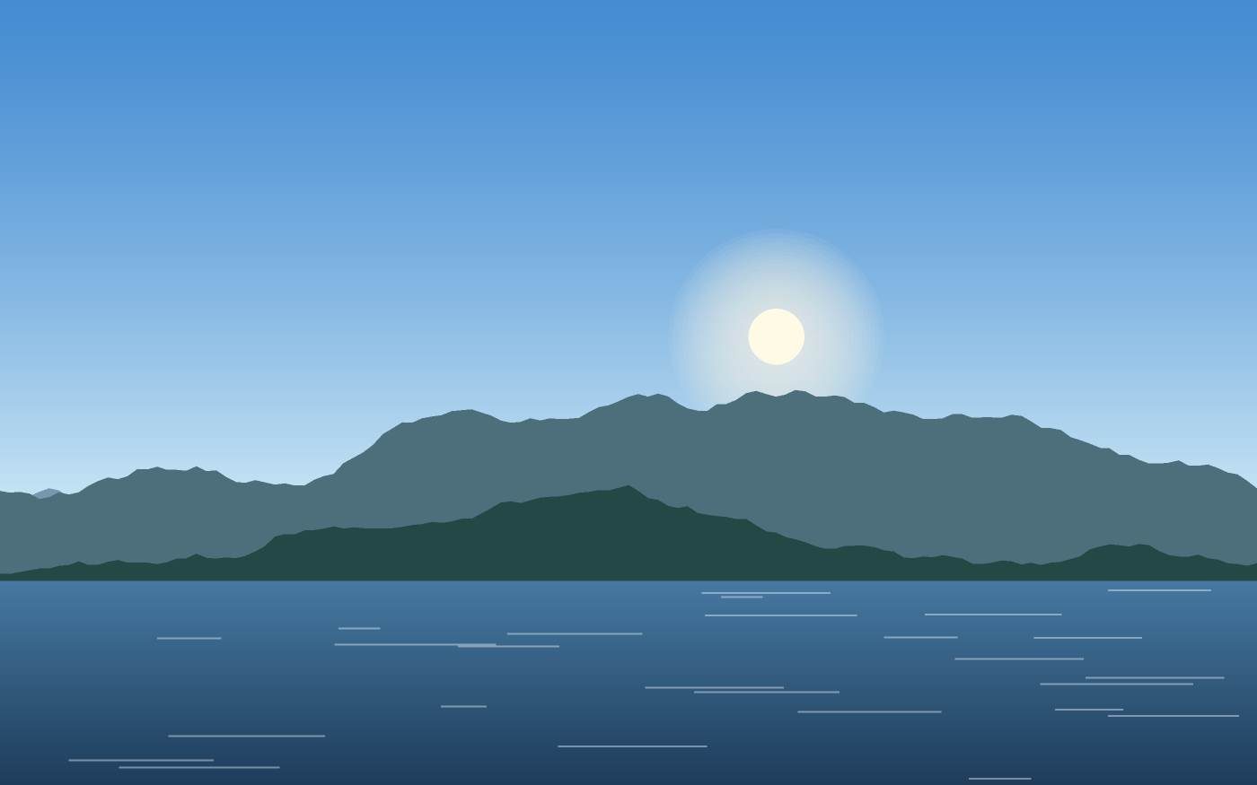 Landschaftsillustration