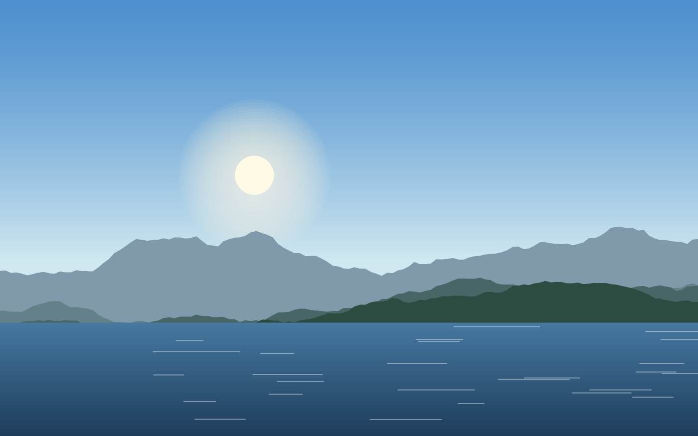 Landschaftsillustration