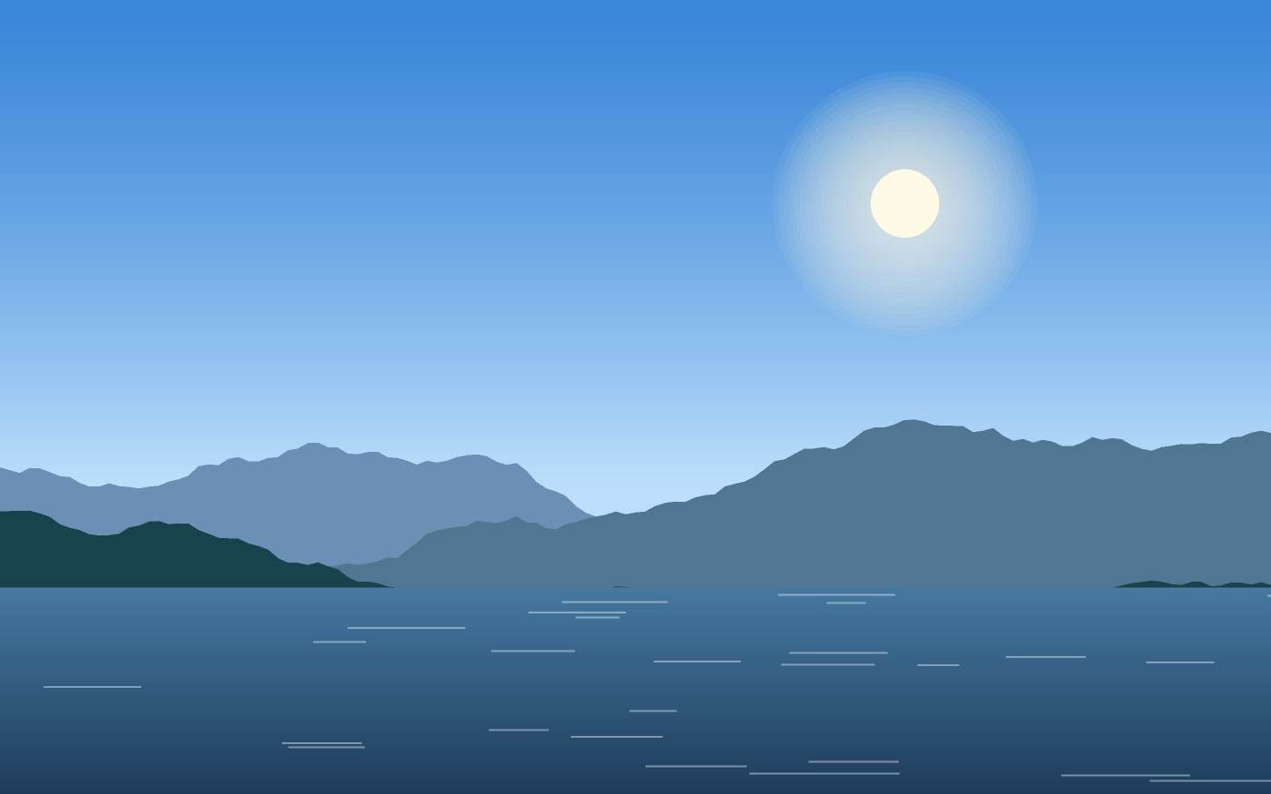 Landschaftsillustration