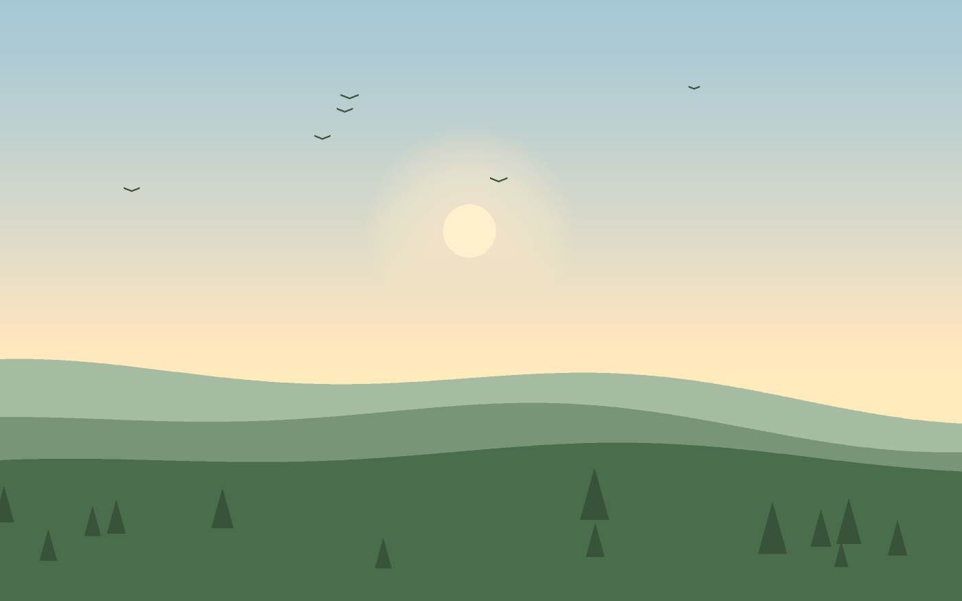 Ilustración de un paisaje