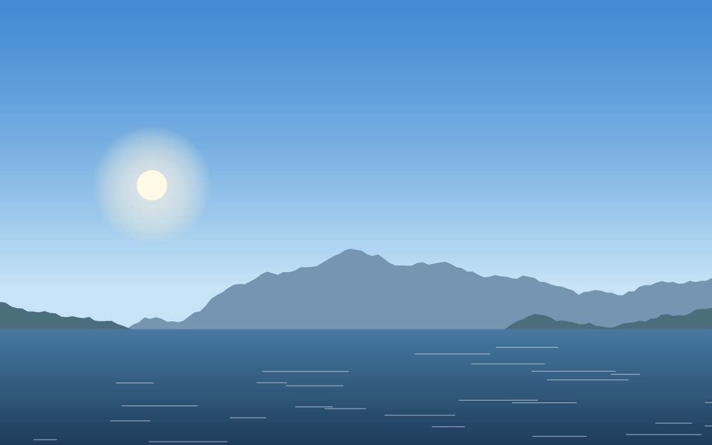 Ilustración de un paisaje