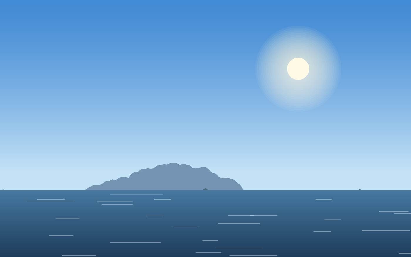 Illustrazione di un paesaggio